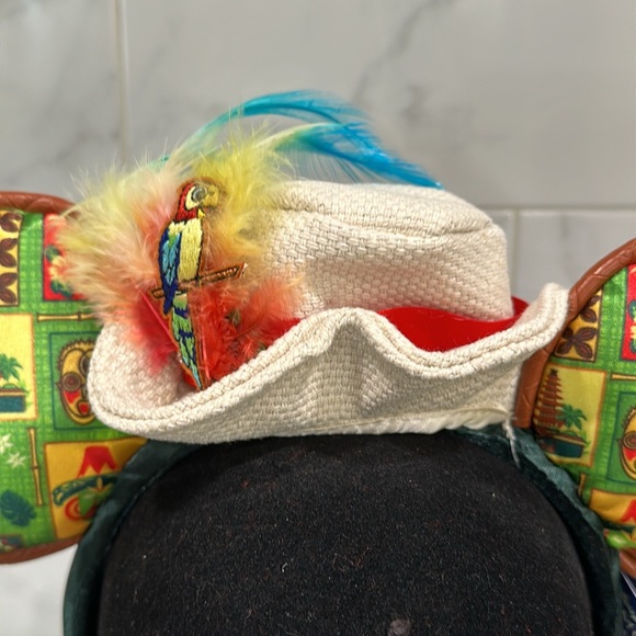 Disney World 50th Anniversary Mickeys Main Attraction TIKI ROOM Ears Headband LE - Picture 4 of 16